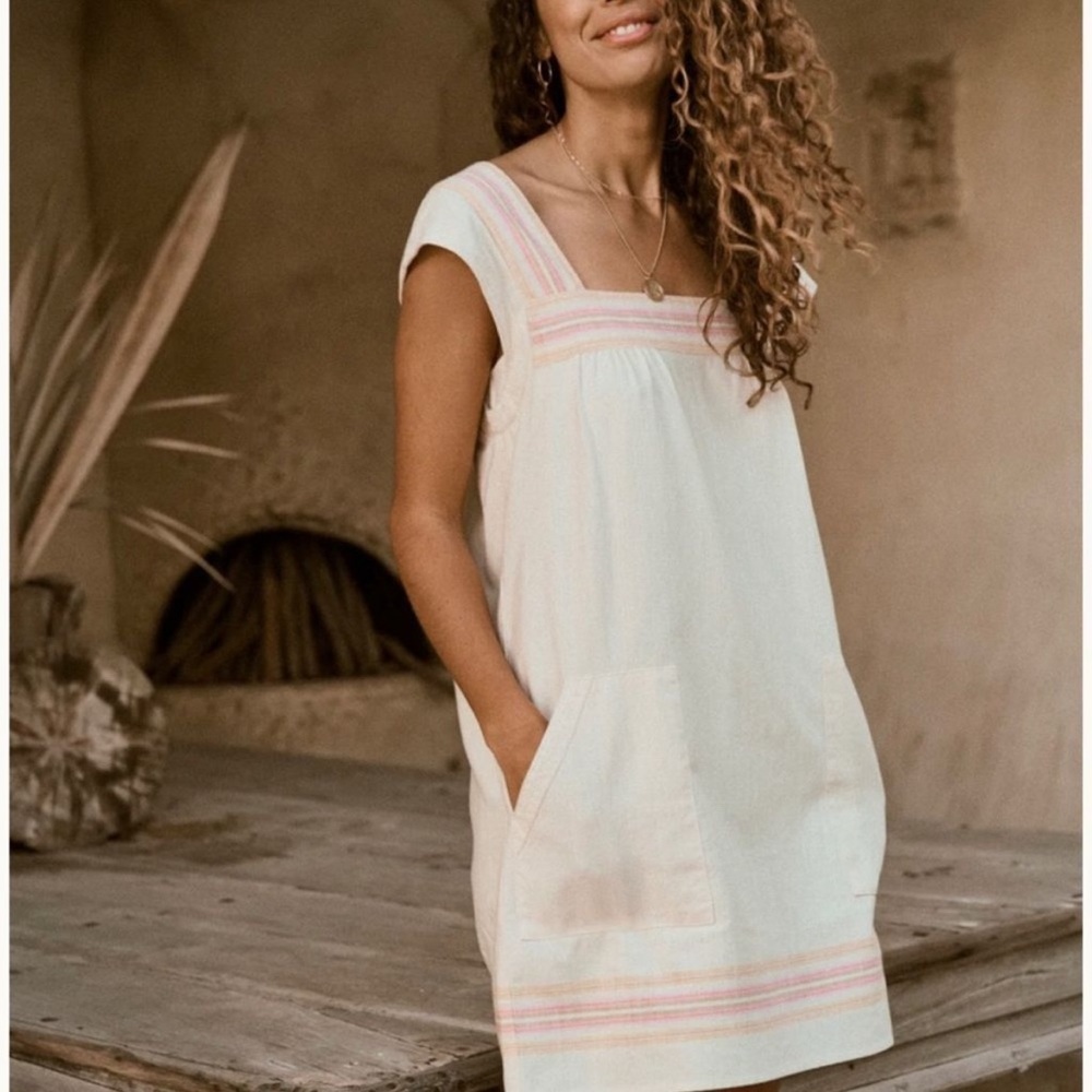 Faherty Hailee Dress in Apres Soleil Stripe